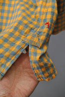 MAATEE&SONS GUPTA KHADI COTTON CHECK SHIRTS