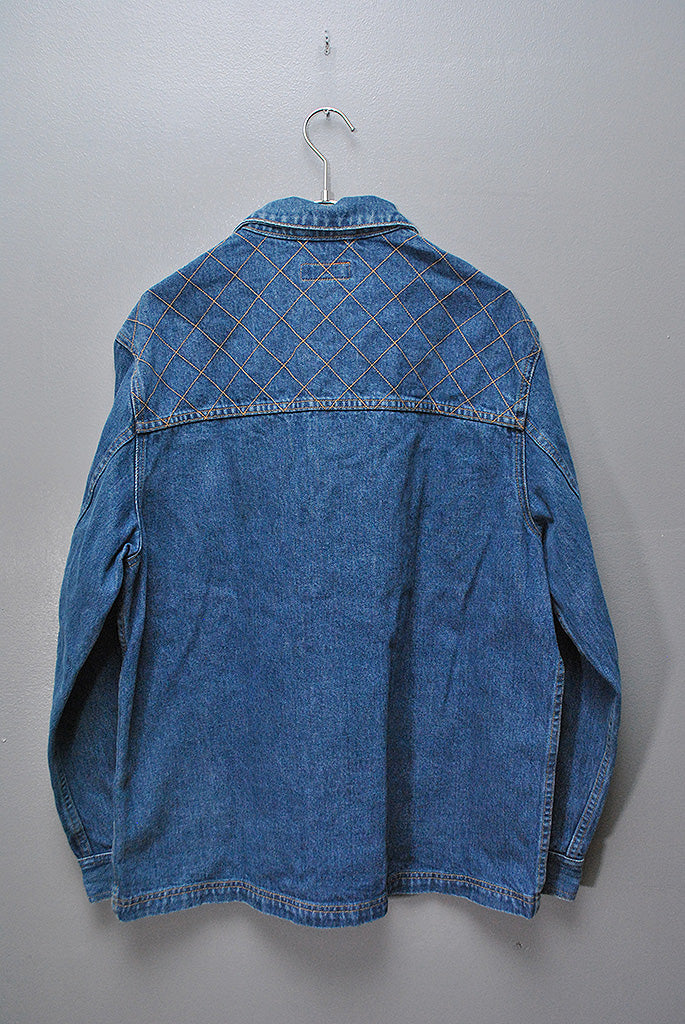 Supreme Diamond Stitch Denim Chore Coat