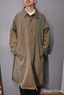 CristaSeya oversized trench with leather patch