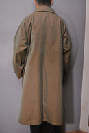 CristaSeya oversized trench with leather patch