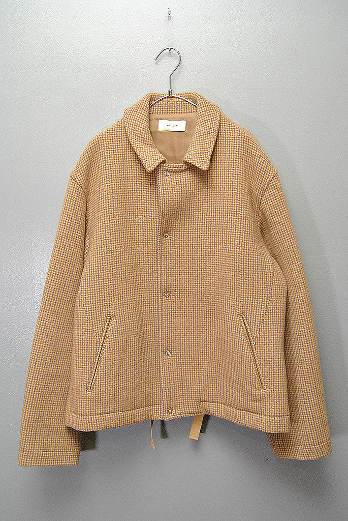 WELLDER COACH JACKET - BEIGE/PURPLE