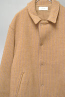 WELLDER COACH JACKET - BEIGE/PURPLE