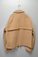 WELLDER COACH JACKET - BEIGE/PURPLE