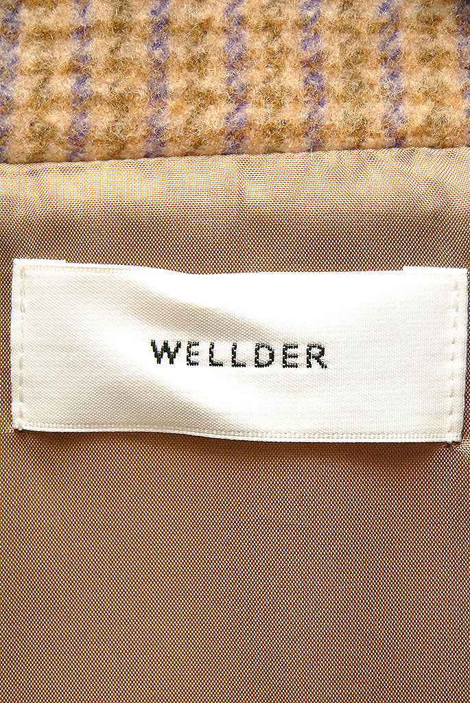 WELLDER COACH JACKET - BEIGE/PURPLE