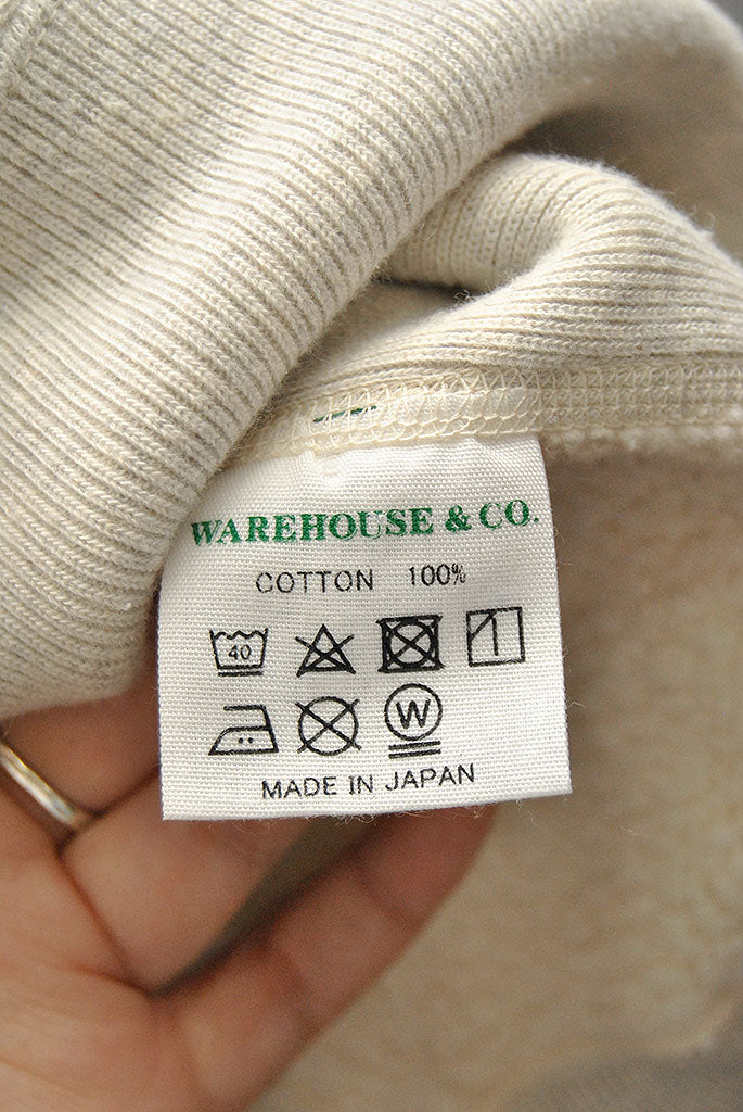 WAREHOUSE ヘビーウェイト脇リブスウェット