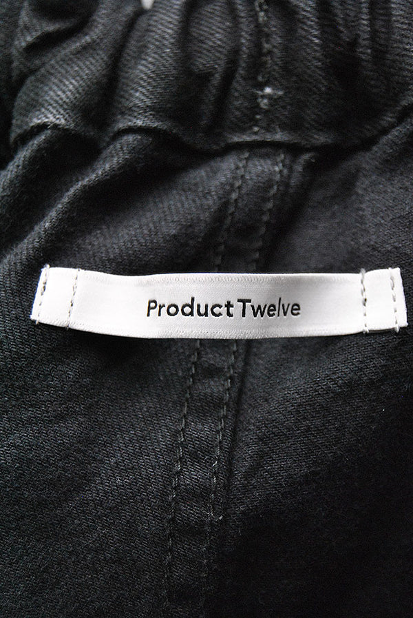 超美品　Product twelve Flight Pants 23AW Product Twelve FLIGHT PANTS BLACK