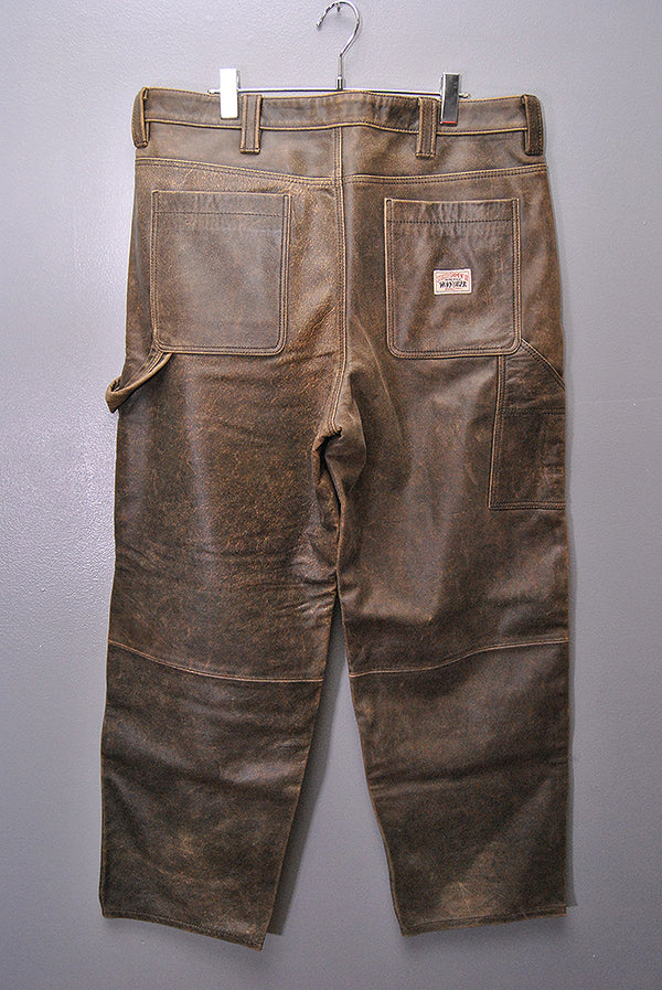 Stussy Distressed Leather Work Pant