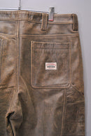 Stussy Distressed Leather Work Pant