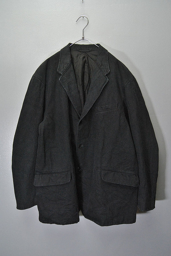 COMOLI ブラックドリルジャケット