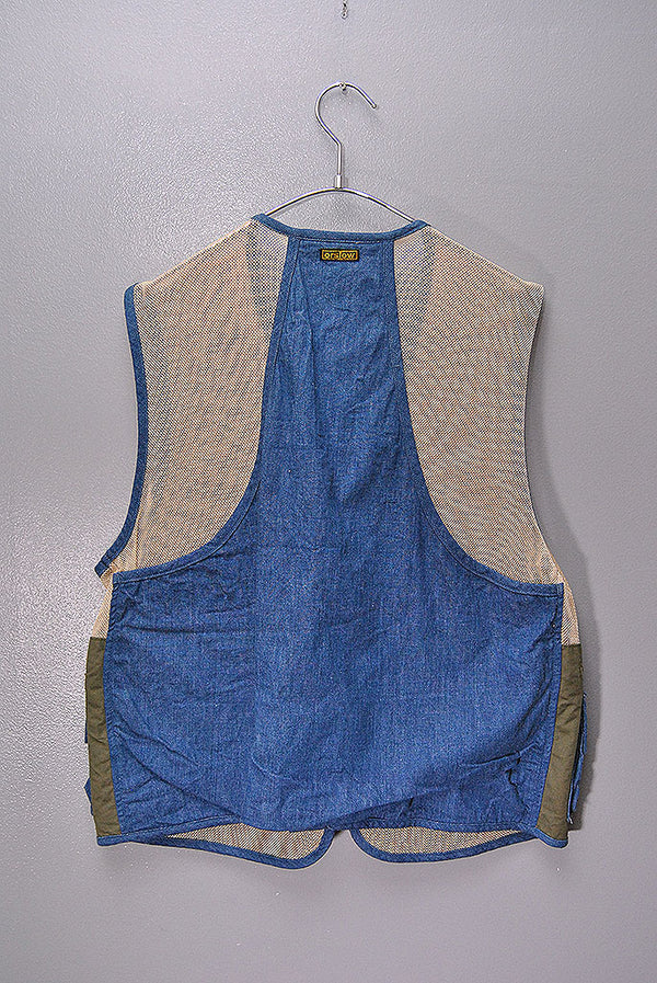 orSlow × BEAMS デニムフィッシングベスト