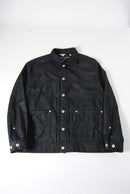 COMME des GARCONS HOMME 綿エステルデニム ワークジャケット