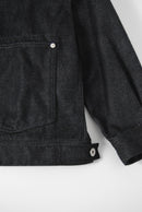 COMME des GARCONS HOMME 綿エステルデニム ワークジャケット