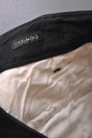 COMOLI ブラックデニム B.D.U パンツ
