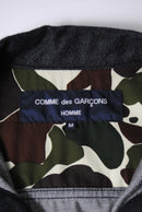 COMME des GARCONS HOMME 綿エステルデニム ワークジャケット