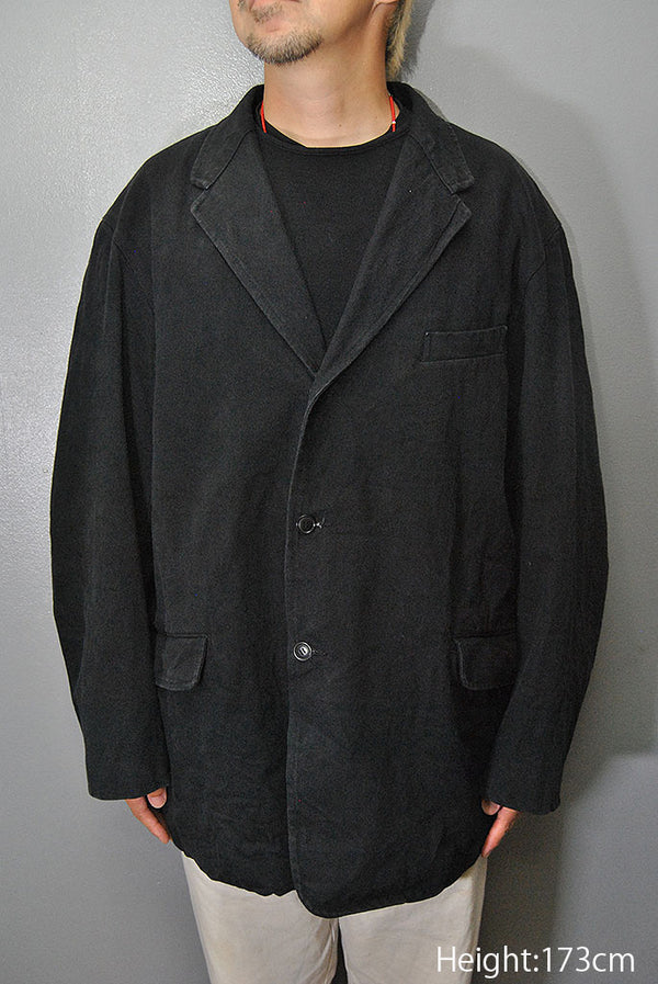 COMOLI ブラックドリルジャケット