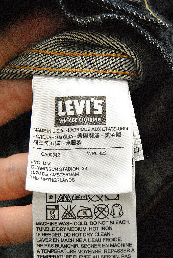 LEVI'S VINTAGE CLOTHING 1953 507 TYPEⅡ DENIMI JACKET