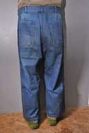 A.PRESSE US Navy Denim Baker Pants