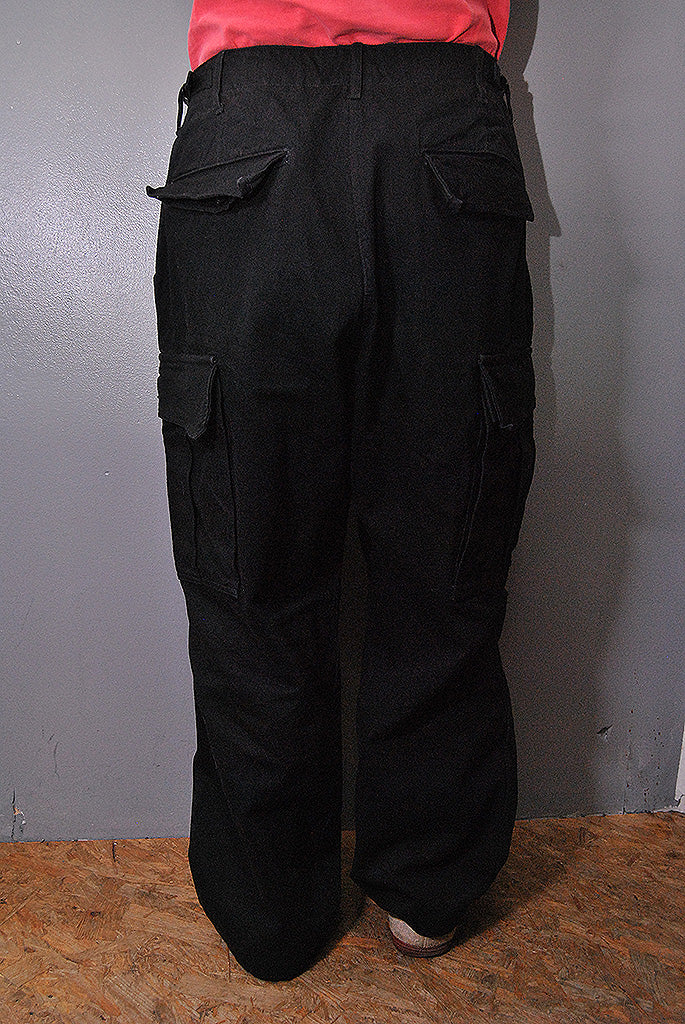 COMOLI ブラックデニム B.D.U パンツ