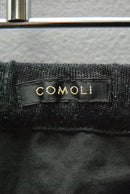 COMOLI ウールニット テーパードパンツ