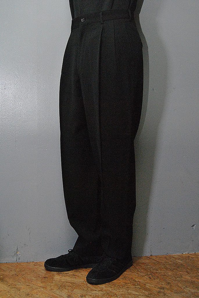 90s OLD COMME des GARCONS HOMME WOOL TUCK TROUSERS