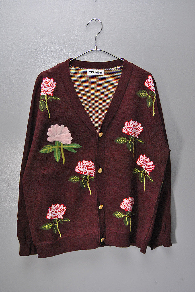 TTT MSW Rose Jacquard Knit Cardigan