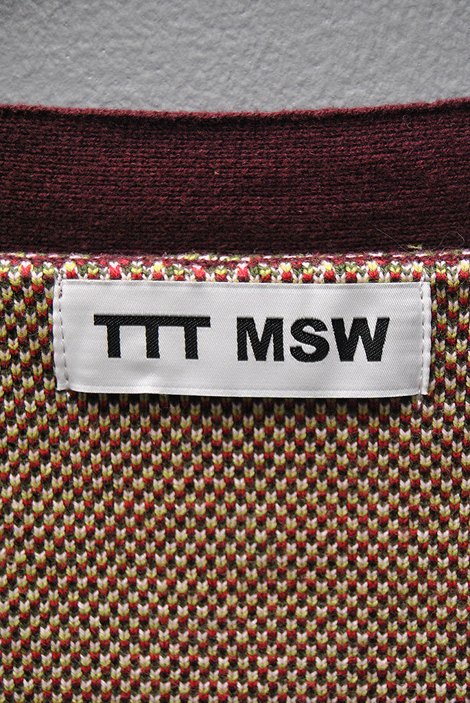 TTT MSW Rose Jacquard Knit Cardigan