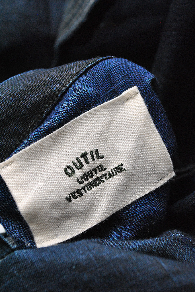 OUTIL REVERSIBLE COTTON LINEN JACKET