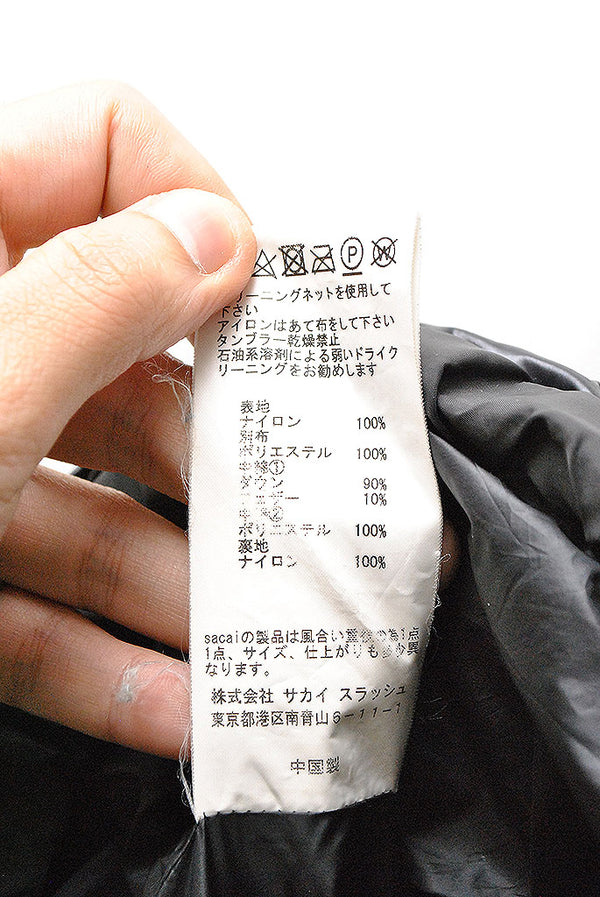 sacai ハイネックダウンジャケット