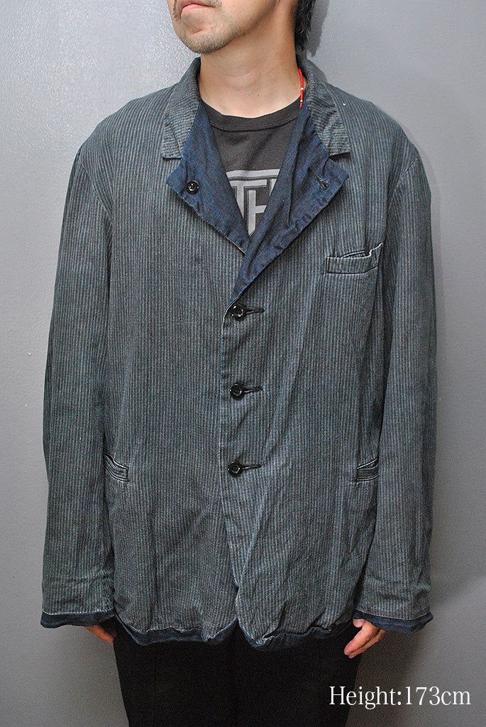 OUTIL REVERSIBLE COTTON LINEN JACKET