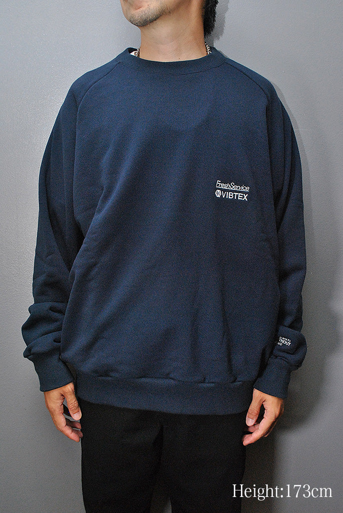 VIBTEX for FreshService SWEAT CREW NECK PULLOVER