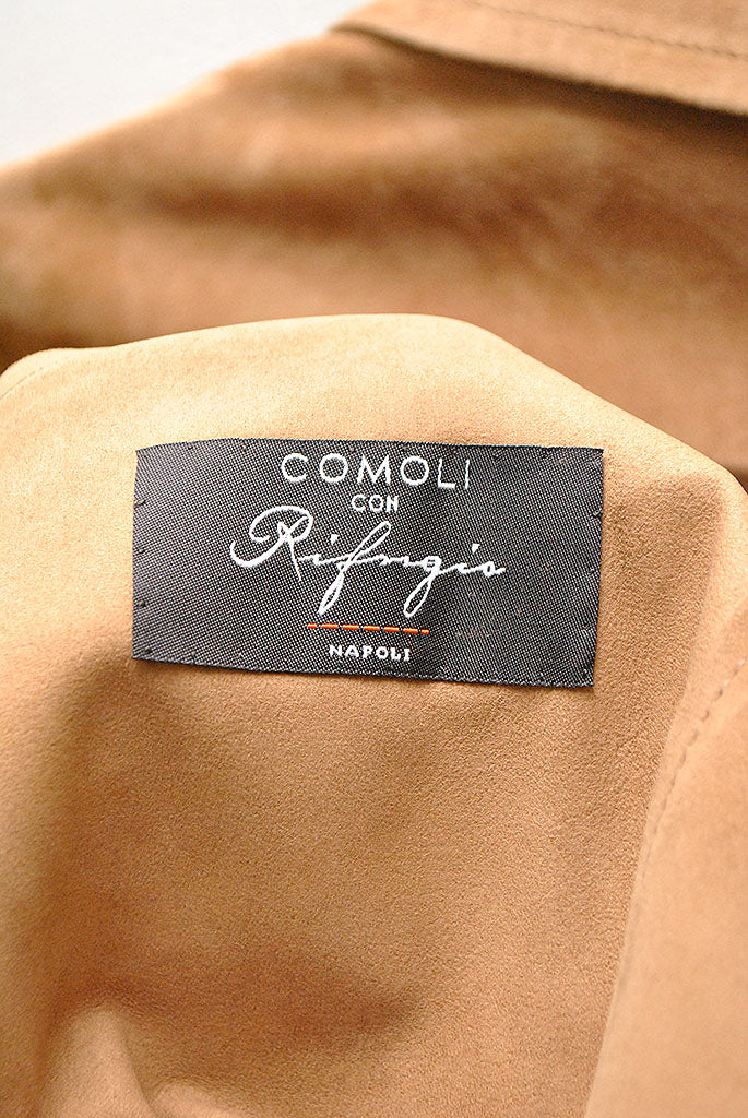 COMOLI シープスエードジップショートジャケット