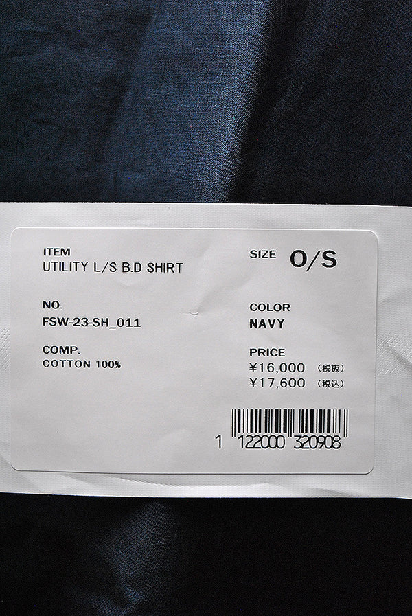 FreshService UTILITY L/S B.D SHIRT