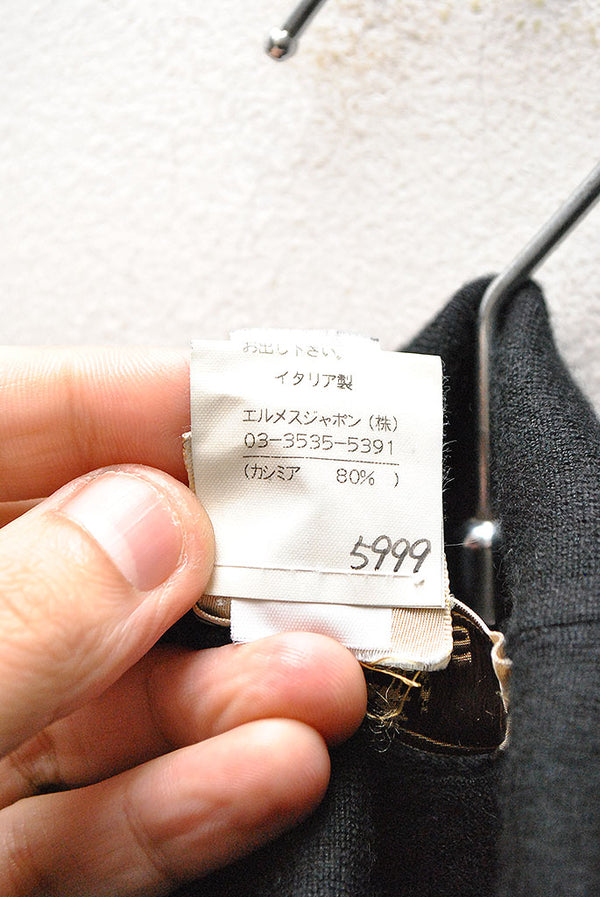 エルメス　シルクとカシミヤタートル HERMES カシミアシルクタートルネックニット