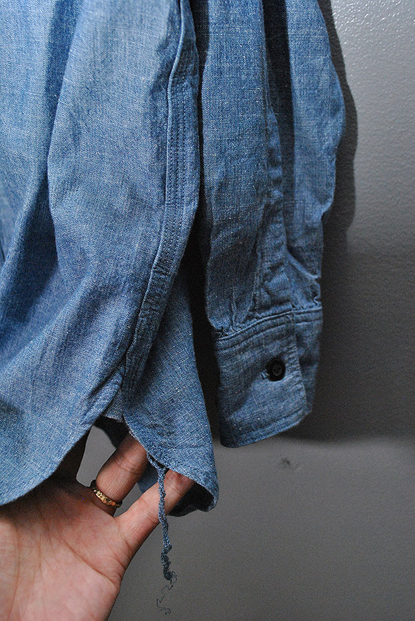 A.PRESSE BB Washed Chambray Shirt A.PRESSE BB Washed Chambray Shirt