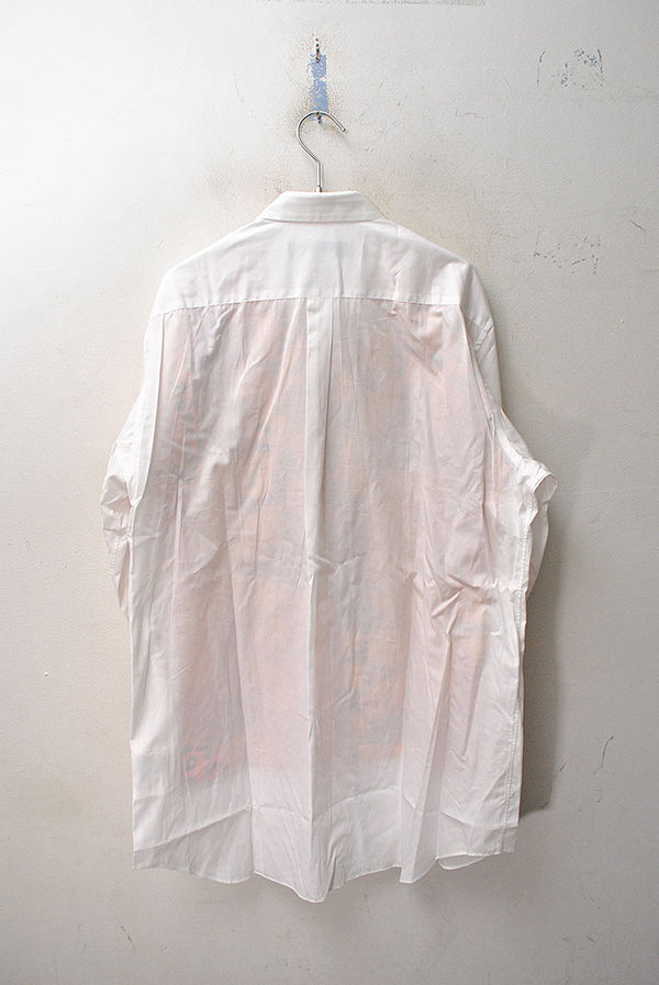 BLACK COMME des GARCONS 21SS レオパード柄半袖シャツ コムデギャルソンブラック レオパード柄シャツ ブラック (COMME