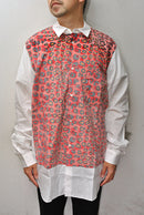 BLACK COMME des GARCONS レオパード切り返しシャツ