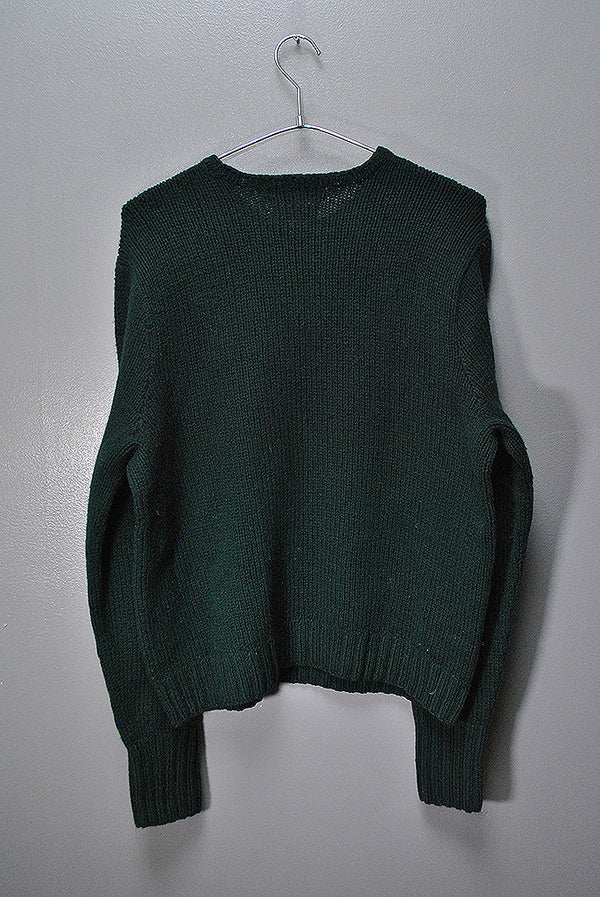 00'S POLO RALPH LAUREN Hand Knit WOOL Sweater