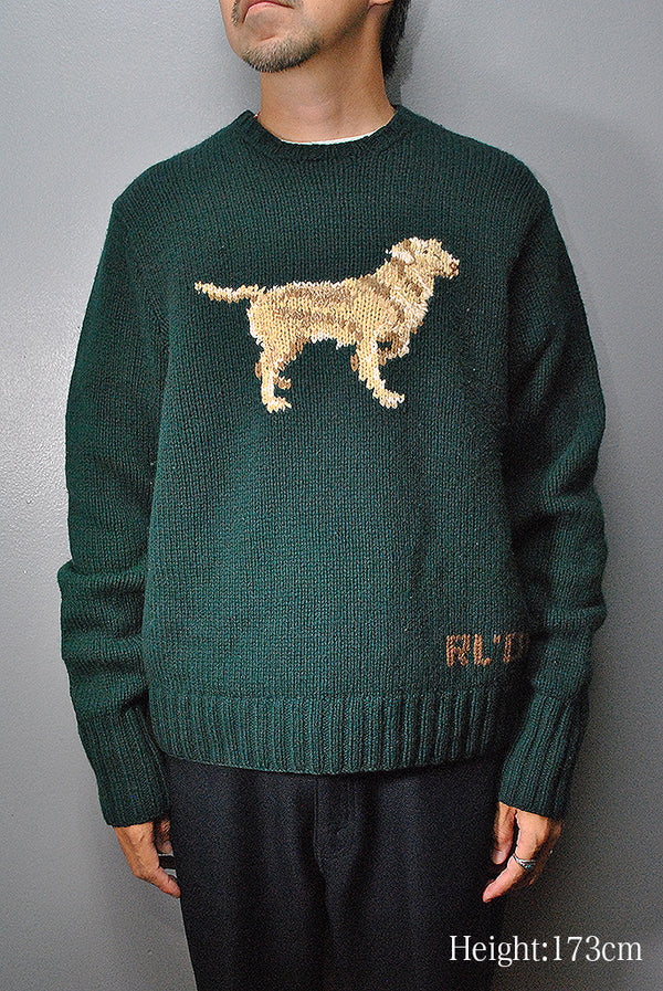 00'S POLO RALPH LAUREN Hand Knit WOOL Sweater
