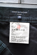 COMME des GARCONS HOMME 綿バックサテン2タックパンツ
