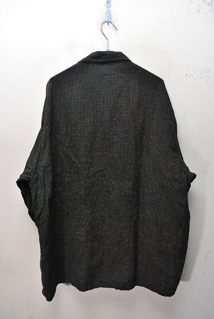 COMOLI リネンドットシャツジャケット