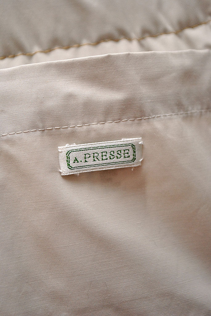 A.PRESSE Leather Down Jacket