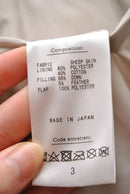 A.PRESSE Leather Down Jacket