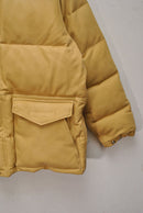 A.PRESSE Leather Down Jacket