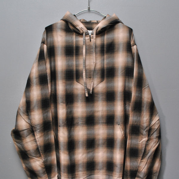 BAL PULLOVER MEXICAN HOODED SHIRT #BEIGE