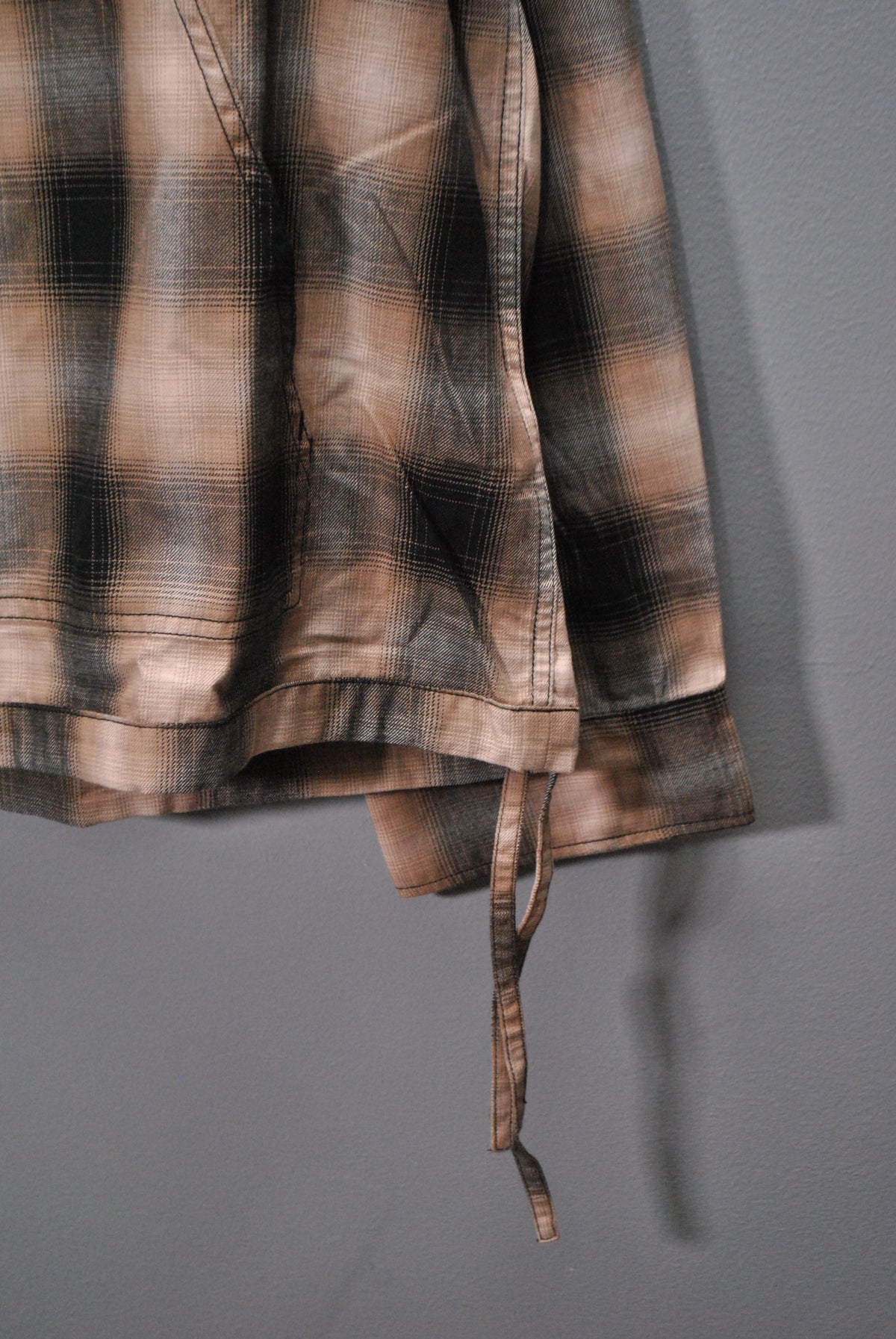 BAL PULLOVER MEXICAN HOODED SHIRT #BEIGE