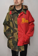 Kolor/BEACON ドッキングミリタリーコート