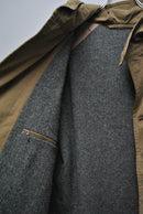 COMOLI フーデットコート