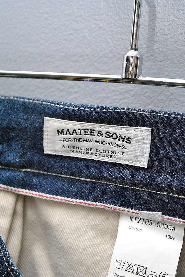 MAATEE&SONS　DENIM PT HERRINGBORN MAATEE&SONS Denim PT
