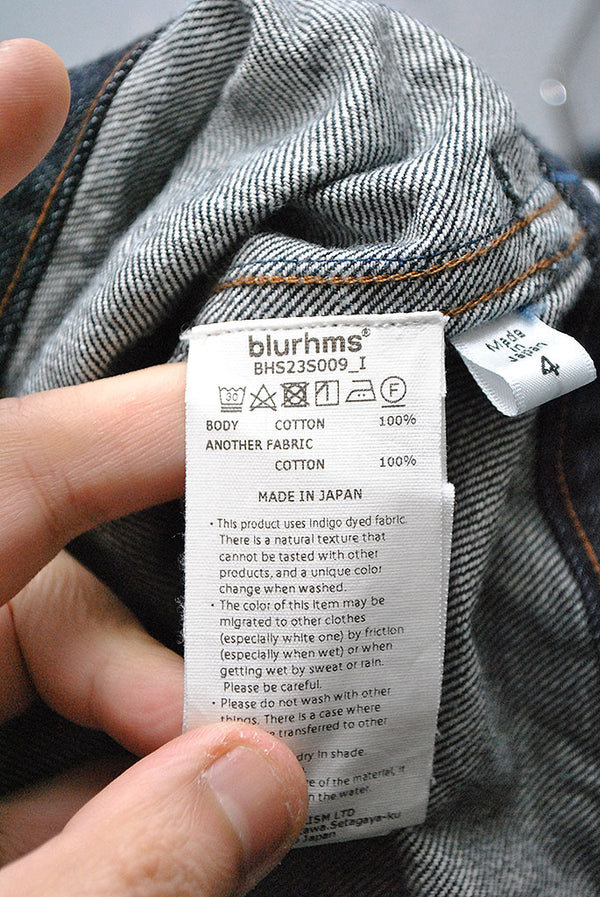 blurhms 12.9oz Selvage Denim Jacket