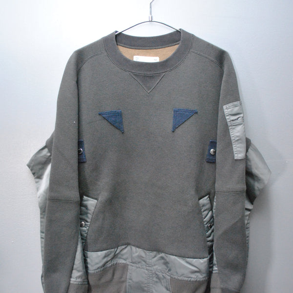 sacai/サカイ　sponge sweat pull over Sponge Sweat Pullover | sacai Official Store サカイ オフィシャル